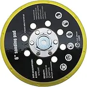 EMSea 6 Inch Sander Backing Pad Sander Base 150mm 17 Holes Sander Replacement Pad Compatible With RO1 ES150 ET2 BO6030 BO6040 For Polishing Grinding