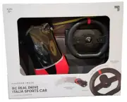 SHARPER IMAGE RC Real Drive Italia Sports Car With A Remote Control - New in box