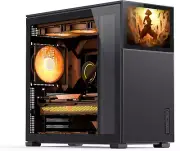 D41 MESH SC Black ATX Computer Case with Screen, ATX PC Case Mid Tower/Support R