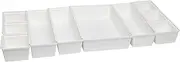 Dial Industries Interlocking Drawer Organizer Set, 10 Trays