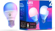 Colour 2-Pack, A60 1000 Lumens [E27 Edison Screw], Billions of Colours and White