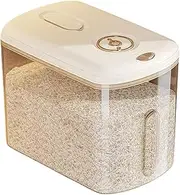 CHONYI Rice Storage Container 10kg Rice Container Airtight Moisture Proof Rice Bucket, Grain Soybean for Kitchen Pantry Countertop Organization,32.5x20.5x25cm (10kg)