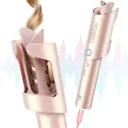 TYMO Cordless Automatic Curling Iron - TYMO CurlGo 1 Inch Beach Waves Rotatin...