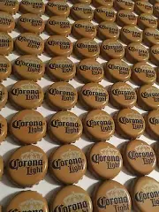 5 New Corona Light beer bottle caps, NO dents or Crimping, Perfect Condition