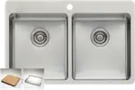 Oliveri Double Bowl Inset Sink