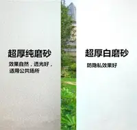 在飛比找樂天市場購物網優惠-衛生間不透明自粘磨砂貼紙玻璃貼膜透光浴室防爆膜移門窗戶貼