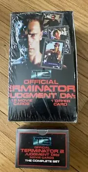 1991 Terminator 2 Judgement Day Topps Sealed Wax Box 36 Packs + complete set