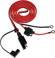 Anneome 1Pc Solar Battery Fuse Line with Quick Disconnect Extension Plug Power Supply Cable for Easy Connection to Batteries Durable and Reliable Electrical Conductivity