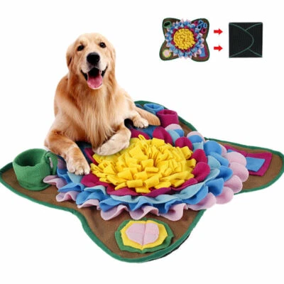 Dog Pet Nose Training Sniffing Pad Toys Blanket Game Feeding Cushion Snuffle Mat