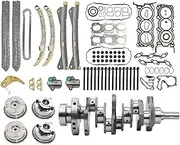 Engine Rebuild Kit Crankshaft Head Gasket Kit Timing Chain Set Compatible With HYUNDAI KIA 3.3L V6 GAS DOHC 3.3 L T 2011-2019