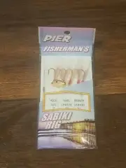 Pier Fisherman's Sabiki Rigs Hook Size 2 Main Line 40 LB Branch Line 30 LB NEW