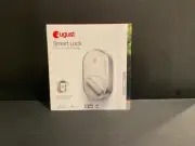 August Home Smart Lock w/ Connect Wi-Fi Bridge Satin Nickel ‎AUG-SL04-C03-N04
