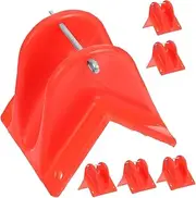 HOMSFOU Corner Rope Protector Set 6pcs Roping Edge Protectors Anti-wear Outdoor Climbing Mountaineering Lightweight Easy to Carry