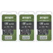 Chainsaw Chain 20 Inch .063 3/8 72DL for Stihl 039 036 041 038 064 032 3-Pack