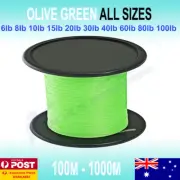 Green Braid Fishing Line 300m 500m Spectra Super PE 10lb 15 20lb 30 40 50 60 80
