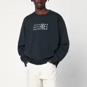 [MM6 Maison Margiela] Sweatshirt Numeric black in cotton S Black