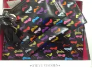 Steve Madden Black Trio Bags or Wallet with Shoe Design $44 MSRP