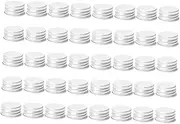 BIUDECO 28mm Travel Toiletries Bottles Lids Reusable Metal Sealing Lids for Mason Jar Water Bottle Airtight Screw Caps