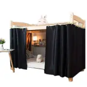 Dorm Home Solid Thicken Bunk Blackout Bed Curtains Cloth Bed Canopy Students ...