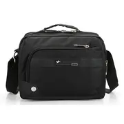 Polyester Multifunctional Casual Crossbody Bag Capacity Black