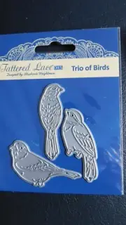 TRIO OF BIRDS DIE SET ETL584 Tattered Lace - suit all occasions