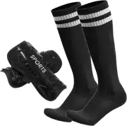 FIREYUN Soccer Shin Guards with Long Soccer Socks for Kids & Youth Protective Sh