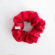 Mulberry Silk Hair Scrunchie (Cherry)