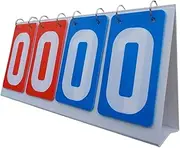 AmazingJul 4- Flip Scoreboard, Large Scoreboard for Competition Games, Table Scoreboard for Basketball, Tennis, Volleyball, Baseball