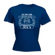 July Cancer Birthday All Men Are Created Equal - Funny Novelty Womens T-Shirt T Shirt Tshirt