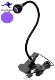 UV LED Black Light Fixtures with Gooseneck and Clamp for UV Gel Nail and Ultravi