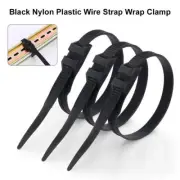 Black Nylon Cable Ties Zip Ties Wraps - Various Sizes - Packs of 100