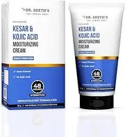 Dr. Sheth's Kesar & Kojic Acid Moisturizing Cream | For Normal to Combination Skin | Reduces Pigmentation | 48hr Deep Hydration | Non Sticky | Formulated with NMFs | For Men & Women |50g