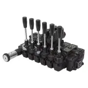 6 Spool 12 GPM Walvoil Hydraulic Control Valve 9-12290