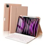 Keyboard Case for 11 inch and 10.9 Air 5th/4th Gen. Rose Gold for iPad 10.9/11