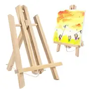 11.8" Wood Tabletop Display Easel 1 Pack Wooden Art Easel Stand Painting