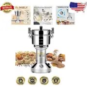 Compact 700g Stainless Steel Grain Mill - Multi-purpose Electric Grinder