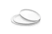 Large Serving Platter Oval Serving Platters, Oven Safe, White Serving Plates, Porcelain Dinner Platters for Appetizers Meat Snacks, Serving Dishes for Party, Set of 3