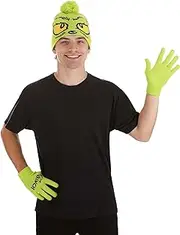 [Fun Costumes] The Grinch Beanie & Gloves Set