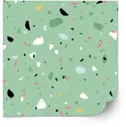 [Namly Design] Tiles Sticker - Green Terrazzo / 24 pcs