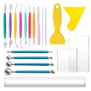 19pcs Tool Dotting Tools Modeling Shaping Sculpting Set