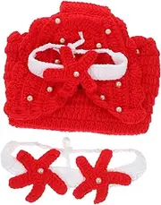 OSALADI Mermaid Costume Milestone Tutu Photo Items Born Girl Clothing Outfit Dinosaur Mermaid Tail Washcloths Dress Prop Animal Red