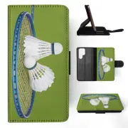FLIP CASE FOR SAMSUNG GALAXY|BADMINTON SHUTTLECOCK RACQUET