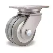 Hamilton Champion Swivel Caster with 6" x 3" UltraGlide™ (95A) Triple Wheel Gr
