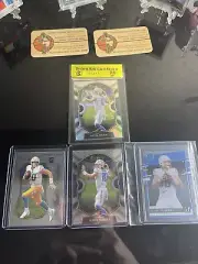 2020 Select Justin Herbert Silver Concourse 9.5, Rookie Card Lot, raw & RCR BGS!