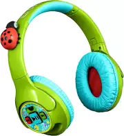 Cocomelon Toddler Headphones with Built-In Kids Music, Bluetooth Headphones with