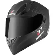H128 Grim Evo Black White Full Face Helmet