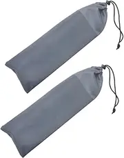 BCOATH 2 Pcs Tent Nails Storage Bags Durable Oxford Fabric Pouch Lightweight Portable for Camping Hiking Outdoor Activities for Easy Organization