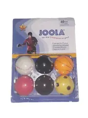 Joola. table tennis balls 6pc 40mm Official ITTF Size