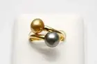 Tahiti,South Sea Pearl Ring 8mmUP Multi Color Silver Ring