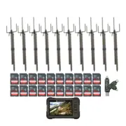 Stealth Cam SD Card Reader and Viewer with 4.3 Inch Touchscreen 10 Pack Bundle